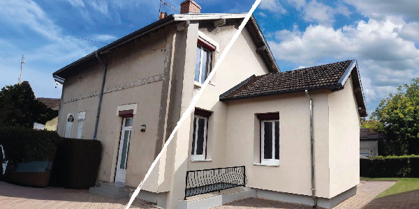 Isolation thermique par les murs : Travaux rénovation avant après